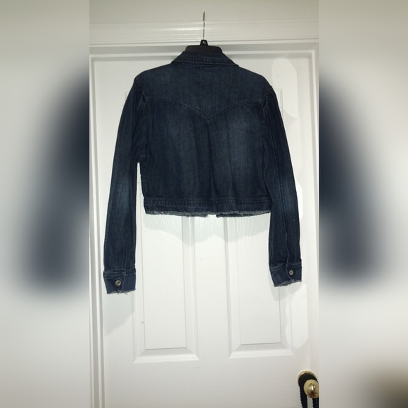 Charlotte Russe Cropped Jean Jacket - Picture 6 of 7